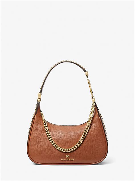 piper michael kors|Piper Small Pebbled Leather Shoulder Bag .